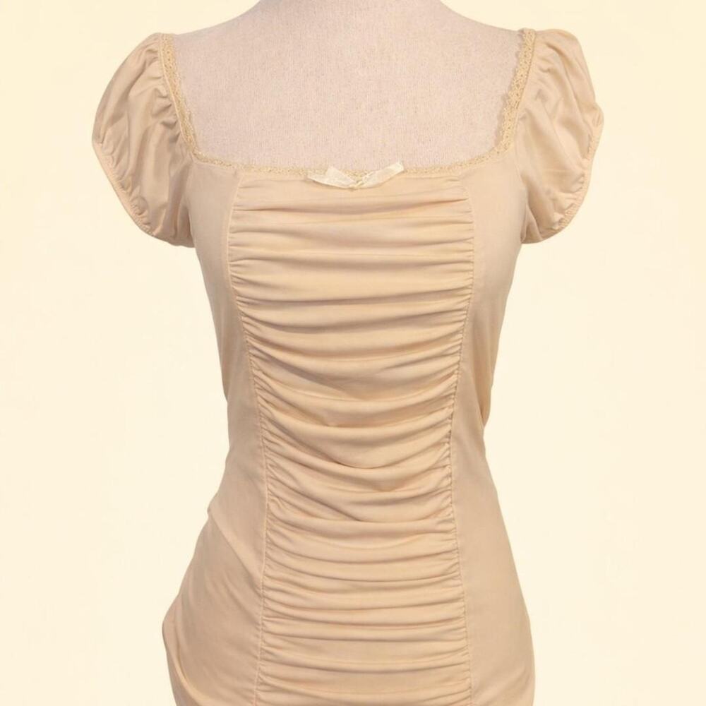 Early 2000s coolwear ruched top